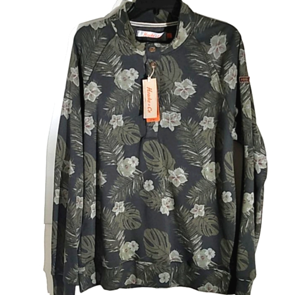 HAWKE & CO NWT BREATHABLE SWEATSHIRT SIZE MED